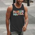 Problem Solver School Work Staff Front Desk Teacher Men Tank Top, funny gift Problem Solver School Work Staff Front Desk Teacher Men Tank Top, funny gift