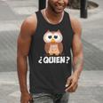 Quien Who Owl Spanish Teacher Men Tank Top, funny gift Quien Who Owl Spanish Teacher Men Tank Top, funny gift