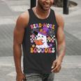 Read More Books Ghost Reading Book Teacher Halloween Men Tank Top, funny gift