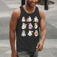 Read More Books Spooky Teacher Halloween Ghost Reading Book Men Tank Top, funny gift