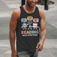Reading Beats Everything Teacher Rock Paper Scissors Men Tank Top, funny gift Reading Beats Everything Teacher Rock Paper Scissors Men Tank Top, funny gift