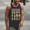 Reading Teacher How To Become a Better Reader Book Lover Fun Men Tank Top, funny gift Reading Teacher How To Become a Better Reader Book Lover Fun Men Tank Top, funny gift