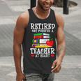 Retired But Forever a Teacher At Heart Teacher Retirement Men Tank Top, funny gift Retired But Forever a Teacher At Heart Teacher Retirement Men Tank Top, funny gift
