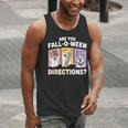 Retro Are You Fall O Ween Directions Teacher Halloween Ghost Men Tank Top, funny gift