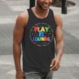 Retro Play Is Learning Teacher Back To School Men Tank Top, funny gift