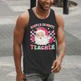 Santa Favorite Teacher Shirt Teacher Christmas Men Tank Top, funny gift