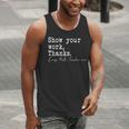 Show Your Work Thanks Math Teacher Men Tank Top, funny gift