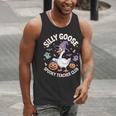 Silly Goose Spooky Teacher Club Halloween Witch Ghost Men Tank Top, funny gift