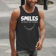 Smile Smiles Change The World Teacher T-Shirt Happy T-Shirt Men Tank Top, funny gift