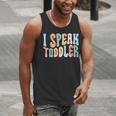 I Speak Toddler Teacher Pre School Back To School First Day Men Tank Top, funny gift I Speak Toddler Teacher Pre School Back To School First Day Men Tank Top, funny gift