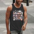 Spooky Music Teacher Halloween Music Teaching Men Women Men Tank Top, funny gift