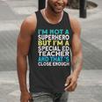 Superhero & Special Education Teacher Men Women Men Tank Top, funny gift
