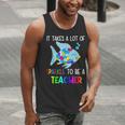 It Takes A Lot Of Sparkle To Be A Teacher Rainbow Fish For Men Women Men Tank Top, funny gift