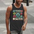 I Teach The Cutest Little Monsters Teacher Halloween Outfit Men Tank Top, funny gift