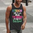I Teach Little People To Read Reading Teacher For Men Women Girls Kids Men Tank Top, funny gift