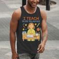 I Teach In My Pajamas Crayon Home School Teacher PJs Men Tank Top, funny gift