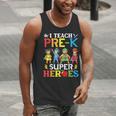 I Teach Pre-K Superheroes Students Teacher Back To School Men Tank Top, funny gift