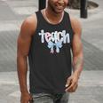 Teach Teacher Coquette Bow Pencil Back To School First Day Men Tank Top, funny gift