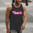 Teacher Life My Job Is Teach Men Tank Top, funny gift