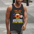 Being a Teacher Is Scary Enough Halloween Men Tank Top, funny gift Being a Teacher Is Scary Enough Halloween Men Tank Top, funny gift