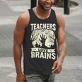 Teachers Love Brains Halloween Costume Boo Trick Teach Men Tank Top, funny gift