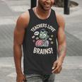 Teachers Love Brains Shirt Men Women Teacher Halloween Men Tank Top, funny gift