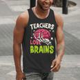 Teachers Love Brains Skeleton Halloween Teacher Funny Men Tank Top, funny gift Teachers Love Brains Skeleton Halloween Teacher Funny Men Tank Top, funny gift