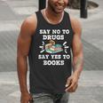 Teachers Red Ribbon Week Say No To Drugs Say Yes To Books Men Tank Top, funny gift Teachers Red Ribbon Week Say No To Drugs Say Yes To Books Men Tank Top, funny gift