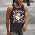 Teaching My Boos Ghost Teacher Cute Groovy Halloween Teacher Men Tank Top, Groovy Teacher Tank Tops, funny gift Teaching My Boos Ghost Teacher Cute Groovy Halloween Teacher Men Tank Top, Groovy Teacher Tank Tops, funny gift