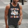 Teaching My Boos Teacher Cute Ghost Teacher Halloween Men Tank Top, funny gift Teaching My Boos Teacher Cute Ghost Teacher Halloween Men Tank Top, funny gift