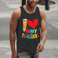 Teens Graduation I Heart My Teachers I Love My Teachers Men Tank Top, funny gift