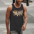 Think Happy Thoughts Teens Spring Positive Message Teachers For Men Women Girls Kids Men Tank Top, funny gift