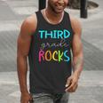 Third Grade Rocks Shirt Team 3rd Grade Teacher Men Tank Top, funny gift