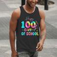 Tie Dye Happy 100th Day Of School Teacher Student 100 Days Men Tank Top, funny gift