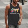 Tie Dye Hippie Peace Love Teach Teacher Appreciation Men Tank Top, funny gift