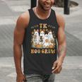 TK Boo Crew Preppy Halloween Floral Ghost TK Teacher Team TK Men Tank Top, funny gift