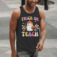 Trick Or Teach Ghost Teacher School Halloween Men Women Men Tank Top, funny gift Trick Or Teach Ghost Teacher School Halloween Men Women Men Tank Top, funny gift