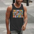 Twinning With My Teacher Bestie Twin Day Matching For Men Women Kids Men Tank Top, funny gift