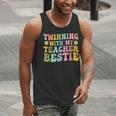 Twinning With My Teacher Bestie Twin Day Matching Teachers For Men Women Girls Kids Men Tank Top, funny gift