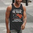 Violin Player Costume For Men Women Violin Teacher Violinist Men Tank Top, funny gift
