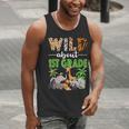 Wild About 1st Grade Teacher Student First Grade Zoo Safari Men Tank Top, First Grade Teacher Tank Tops, funny gift Wild About 1st Grade Teacher Student First Grade Zoo Safari Men Tank Top, First Grade Teacher Tank Tops, funny gift