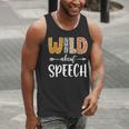 Wild About Speech SLP Leopard Teacher Back To School Kids Men Tank Top, funny gift Wild About Speech SLP Leopard Teacher Back To School Kids Men Tank Top, funny gift