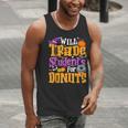 Will Trade Students For Donuts Halloween Teacher Men Tank Top, funny gift