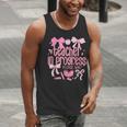 Women Teacher In Progress Coquette Pink Bow Future Teacher Men Tank Top, Future Teacher Tank Tops, funny gift