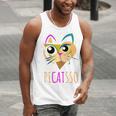 Abstract Cat Art Picatsso Shirt For Art Teachers Men Tank Top, funny gift