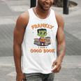 Cute Halloween Teacher Librarian Frankenstein Reading Books Men Tank Top, funny gift Cute Halloween Teacher Librarian Frankenstein Reading Books Men Tank Top, funny gift