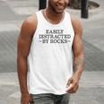 Easily Distracted By Rocks Rock Lover Geology Teacher Men Tank Top, funny gift Easily Distracted By Rocks Rock Lover Geology Teacher Men Tank Top, funny gift