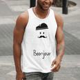 French Teacher Halloween Bonjour Ghost Men Tank Top, funny gift