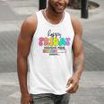 Happy Friyay Teacher School Friday Weekend Vibes Men Tank Top, funny gift Happy Friyay Teacher School Friday Weekend Vibes Men Tank Top, funny gift