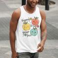 Happy To See Your Face Teacher Apple Men Tank Top, funny gift